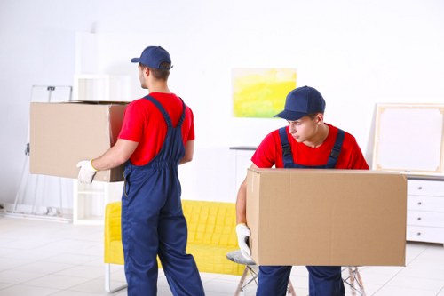 Aberdeen home moving team preparing a local property move