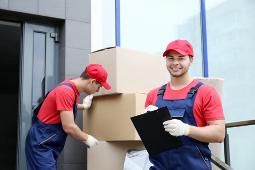 Office relocation team planning a business move in Aberdeen