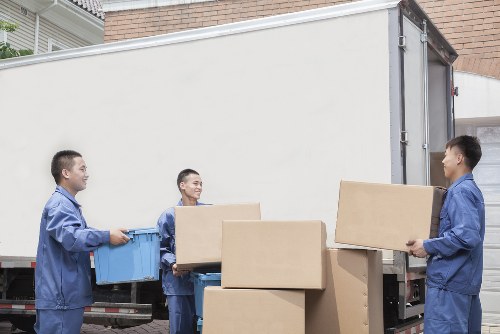 Removal van ready for a house move in Aberdeen