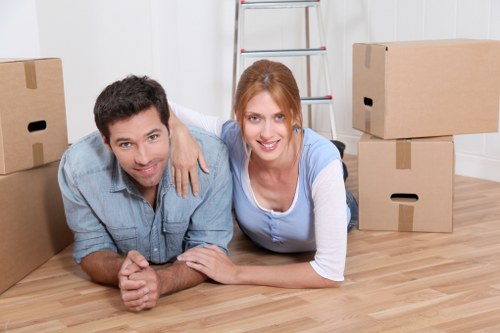 Reusable furniture and household goods prepared for charity donation