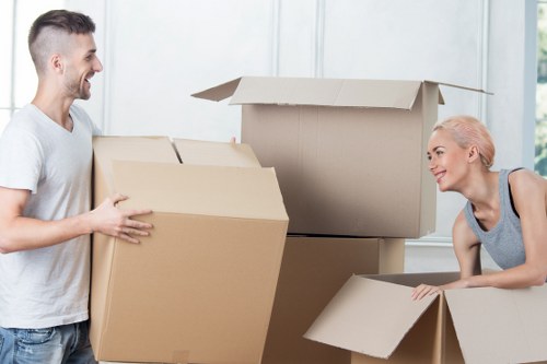 Aberdeen Removals staff following a safe moving process