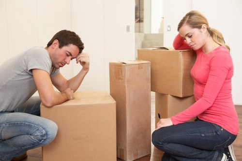 Checklist and packing preparation for an office move