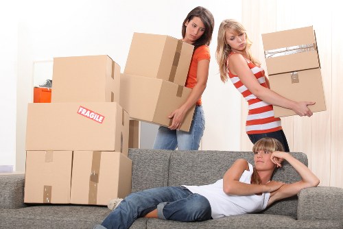 Furniture being loaded carefully for a local home move